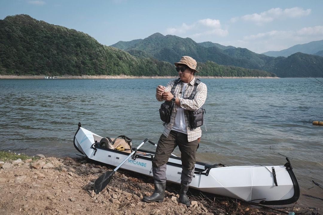 Fishing From a Folding Canoe