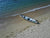 mycanoe duo 2 person canoe on beach aerial view